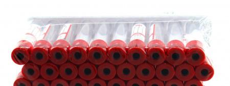 Пробирки вакуумные без наполнителя 9 мл, 16х100 мм, пластик, 100 шт/упак, для исследования сыворотки, MMed