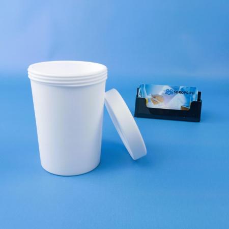 Стакан лабораторный, 250 мл, фторопласт,  с винтовой крышкой