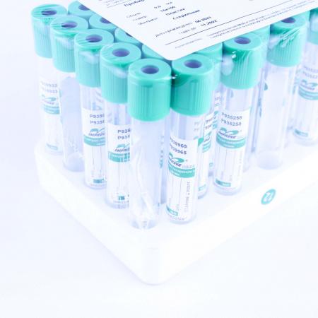 Пробирки вакуумные с натрий гепарином и гелем, 9 мл, 16х100 мм, пластик, 50 шт/упак, Improvacuter