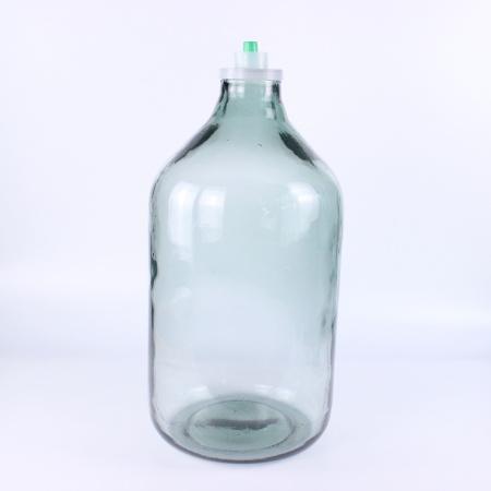 Банка стеклянная, 20 литров винная "Белая лоза" с гладким горлом