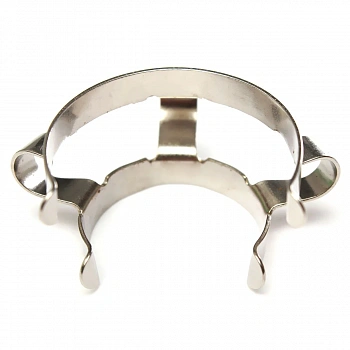 Клипса широкая лента на шлиф 14/23, никель Клипса широкая лента на шлиф 14/23, никель