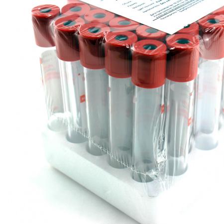 Пробирки вакуумные без наполнителя, 9 мл, 16х100 мм, пластик, 50 шт/упак, для исследования сыворотки, Improvacuter