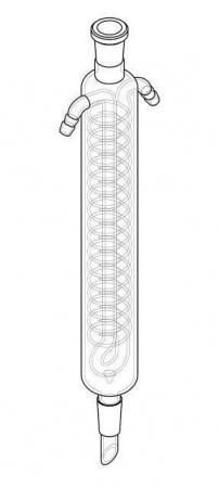Холодильник (дефлегматор) Димрота, 300 мм, шлифы 29/32
