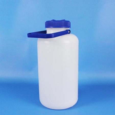 Бутыль с крышкой и ручкой, ПЭНД, 5000 мл, широкое горло, толстостенная, Kartell - В наличии