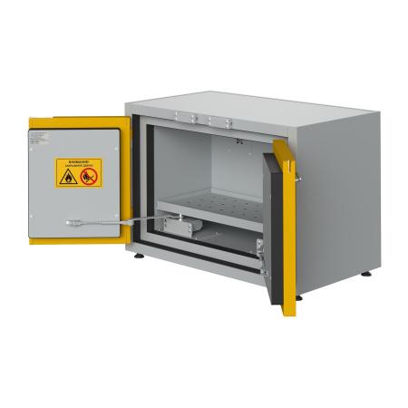 Шкаф ЛВЖ, 900x510x600 мм, для хранения легковоспламеняющихся жидкостей, металл., корпус, низкий - Под заказ