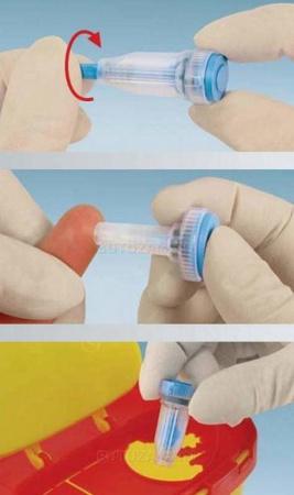 Ланцет Prolance Pediatric, лезвие 1,5 мм, глубина прокола 1,2 мм, упаковка 200 шт