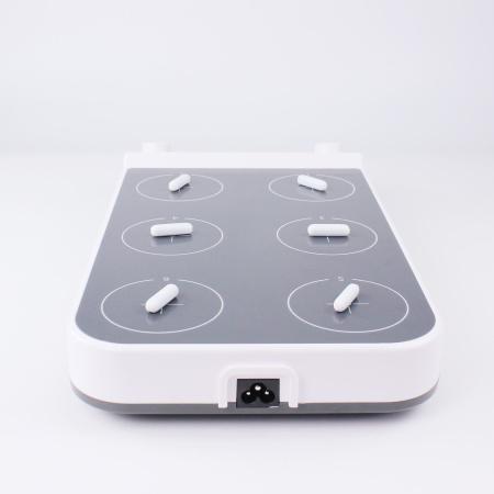 6-ти местная магнитная мешалка без нагрева c ЖК-дисплеем 5Drops-MMS-6PRO на 500 мл