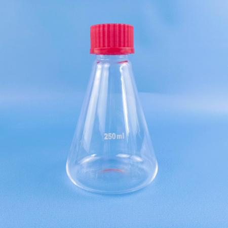 Колба коническая, 250 мл, стекло, с навинч. п/п крышкой - В наличии