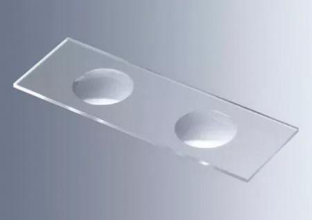 Стекло предметное, 26х76 мм, с 2-мя лунками и шлифованными краями, 50 шт/упак Стекло предметное, 26х76 мм, с 2-мя лунками и шлифованными краями, 50 шт/упак - В наличии