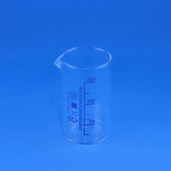 Стакан лабораторный высокий В-1-150, 150 мл, градуированный Стакан лабораторный высокий В-1-150, 150 мл, градуированный