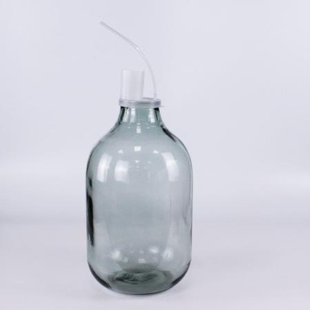 Банка стеклянная, 10 литров винная "Белая лоза" с гладким горлом