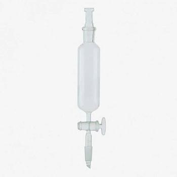 Воронка делительная ВД-2-1000 мл, цилиндрическая, стекл.кран, шлиф стебля 29/32, (ГОСТ 1770-74)