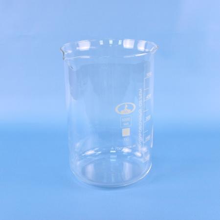 Стакан лабораторный низкий Н-1-5000, 5000 мл, градуированный