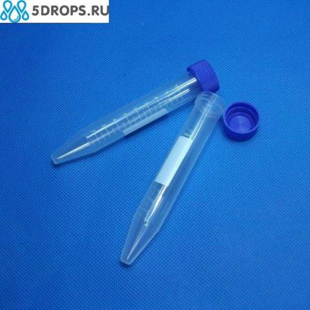 Пробирка коническая 10 мл, 17х121 мм, п/п, нестерил., с град-кой., с винт.,крышкой, M.Med, 100 шт/упак Пробирка коническая 10 мл, 17х121 мм, п/п, нестерил., с град-кой., с винт.,крышкой, M.Med, 100 шт/упак