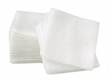 Марлевые салфетки, медициниские 16*14 см, плотность 28гр/м2 двуслойные стерильные, 300 шт/короб