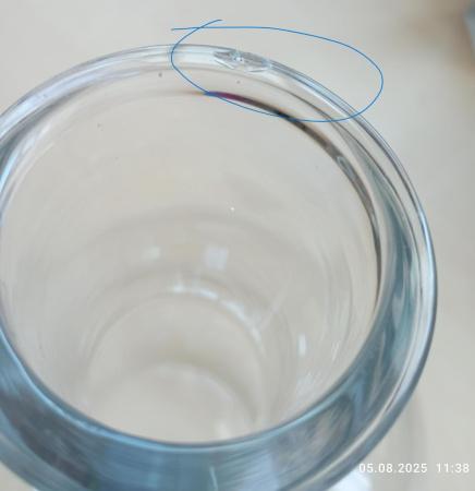 Уценка: Колба плоскодонная 5drops П-2-5000, 5000 мл, стекло Boro 3.3, без шлифа CH, скол - В наличии