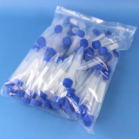 Пробирка коническая 15 мл, 17х121 мм, п/п, нестерил., с град-ой., с винт., крышкой и этикеткой, M.Med, 100 шт/упак