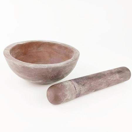 Ступка корундовая с пестиком, диаметр 145 мм