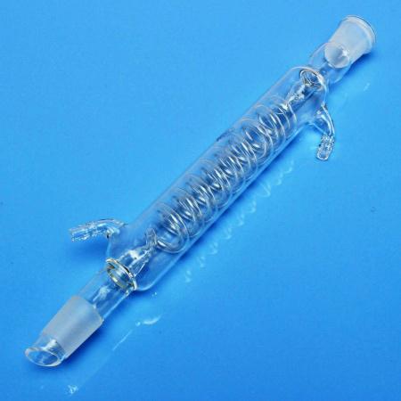 Змеевиковый (спиральный) холодильник, 200 мм, шлифы 14/23-14-23 - В наличии