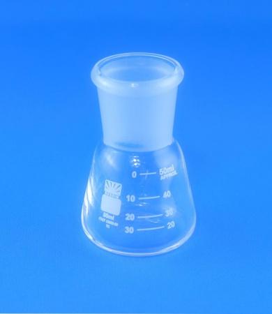 Колба коническая (Эрленмейера) КН-1-50, 50 мл, шлиф 29/32 - В наличии