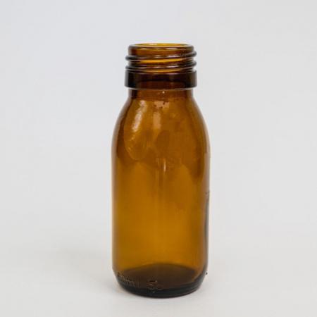 Флакон для сиропа ФСвг-60-28, 60 мл, темное стекло, винт., горло G28, 105 шт/упак - В наличии
