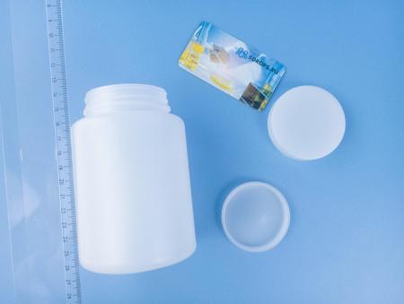 Банка, 500 мл, ПЭ, с винтовой крышкой и прокладкой