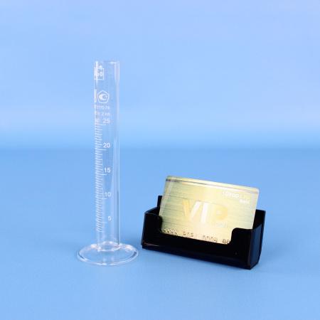 Цилиндр мерный 1-25-2, 25 мл, со стеклянным основанием, с носиком, (ГОСТ 1770-74)