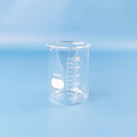 Стакан лабораторный низкий 5drops Н-1-250, 250 мл, стекло Boro 3.3, градуированный - В наличии