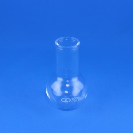 Колба плоскодонная П-2-100, 100 мл, горло 34 мм, без шлифа - В наличии