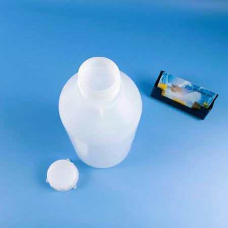 Бутылка, 1000 мл, ПЭ, узкое горло, градуированная, Lamaplast, 5 шт/упак