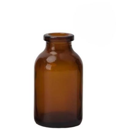 Флакон инъекционный 20 мл, темное стекло, гладк., горло G20, 480 шт/упак - В наличии