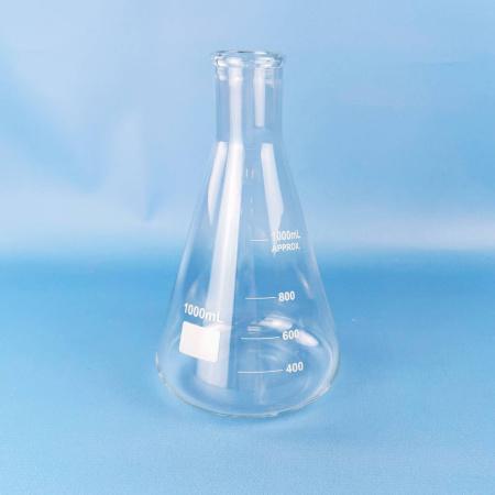 Колба коническая (Эрленмейера) 5drops КН-2-1000-42, 1000 мл, горло 42 мм, стекло Boro 3.3, без шлифа - В наличии