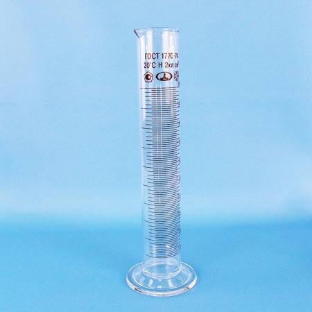 Цилиндр мерный 1-500-2, 500 мл, со стеклянным основанием, с носиком