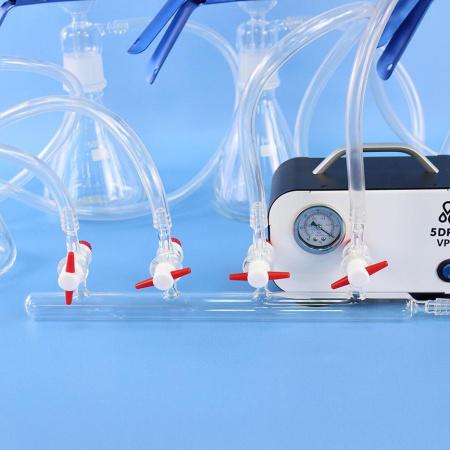 Многоканальная система вакуумной фильтрации 5Drops: "Multi-Filter Manifold" на 4 установки по 1000 мл + мембранный насос VP-10