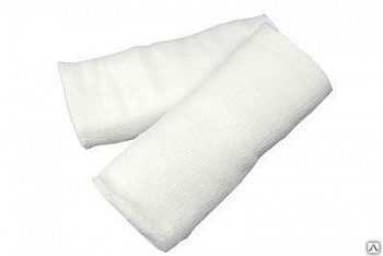 Марлевый бинт, нестерильный, 7м*14см, плотность 32г/м2, 250 шт/упак