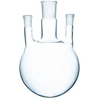 Колба трехгорлая круглодонная КГП-3-1-2000, 2000 мл, шлифы 29/32-14/23-14/23