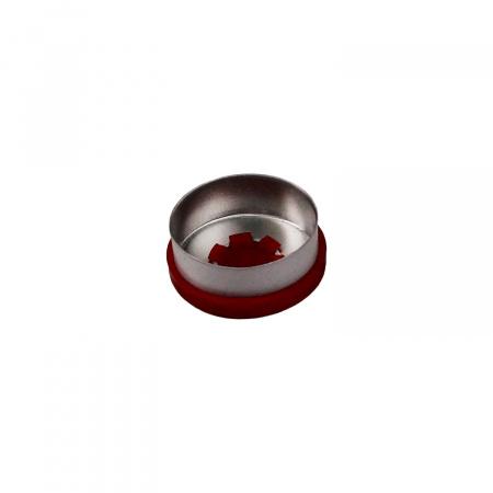 Колпачок алюминиевый с пластиковой вставкой для инъекционных флаконов, G20, диаметр 20 мм, 1 шт