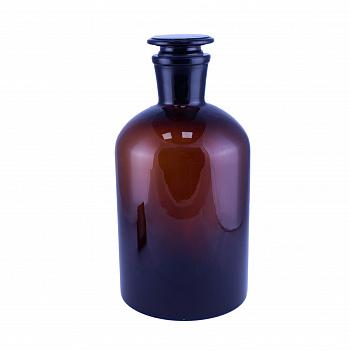 Склянка (штанглас) 5drops, 5000 мл, темное стекло, с притёртой пробкой, узкое горло Склянка (штанглас) 5drops, 5000 мл, темное стекло, с притёртой пробкой, узкое горло