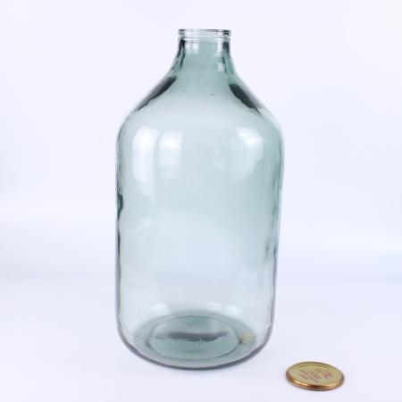 Банка стеклянная, 20 литров винная "Белая лоза" с гладким горлом