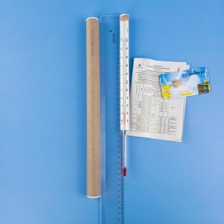 Термометр ТТЖ-П (0…+200)°С - 240/66 ц.д. 2., керосин, (ГОСТ 28498-90)