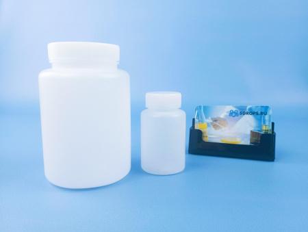 Банка, 500 мл, ПЭ, с винтовой крышкой и прокладкой