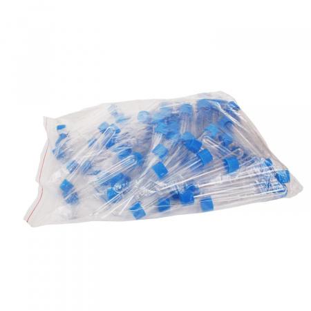 Пробирка цилиндрическая 15 мл, 16х120 мм, п/с, нестерил., без град-ки, с винт., крышкой, M.Med, 1000 шт/упак