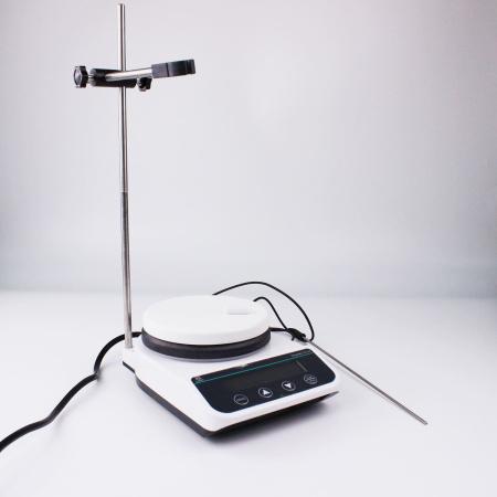 Магнитная мешалка с нагревом и точной установкой температуры 5drops-HSS-2 на 2 литра