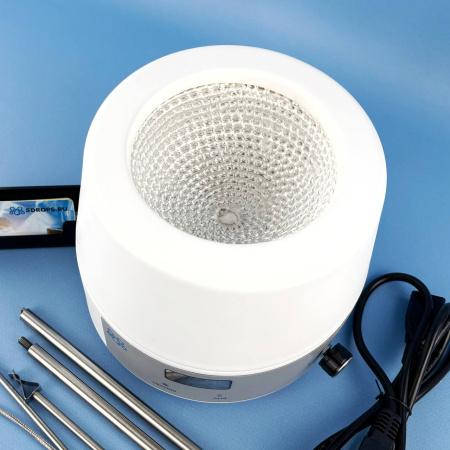 Колбонагреватель 5drops-500D на 500 мл, с цифровым дисплеем и внешним датчиком температуры