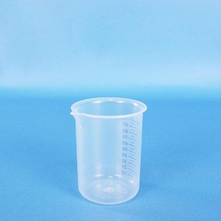 Стакан лабораторный, 100 мл, полипропилен, градуированный Стакан лабораторный, 100 мл, полипропилен, градуированный