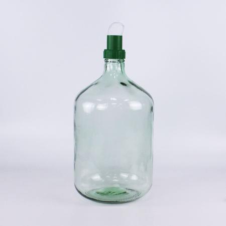 Стеклянная бутыль СССР, 10 л Зеленая