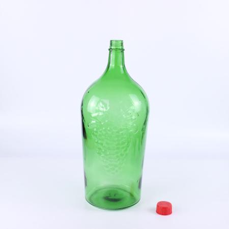 Бутыль винная 7 литров "ПУЗАН", зеленое стекло