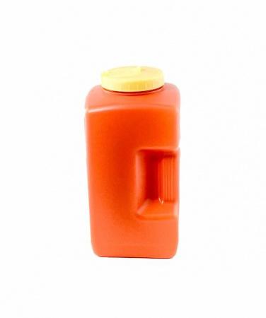 Контейнер для сбора суточной мочи с устройством для вакуумных пробирок 3 л Контейнер для сбора суточной мочи с устройством для вакуумных пробирок 3 л