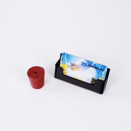 Пробка резиновая с одним отверстием, 32/25 мм, высота 34 мм, Kartell