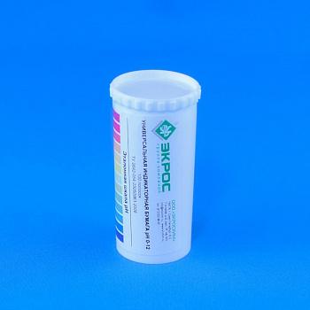 Индикаторная бумага (лакмусовая), pH 0-12, универсальная, 100 полосок в тубе, 1 шт Индикаторная бумага (лакмусовая), pH 0-12, универсальная, 100 полосок в тубе, 1 шт